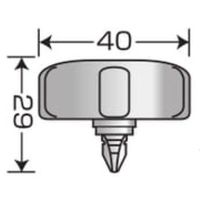 エスコ 5本組[+ ー]ドライバー(ミニスタビー型・差替式) EA564AF 1セット(10セット:1セット×10組)（直送品）