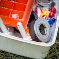 エスコ 25mmx 9.1m 強力万能ダクトテープ[TーREX] EA944TR-1 1セット(10巻)（直送品）