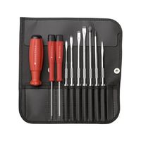 エスコ [+ ー] ドライバーセット(差替式) EA550-20A 1セット（直送品）