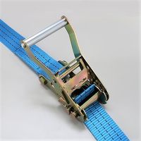 エスコ 50mmx 7.0m/ 750Kg ベルト荷締機(ラチェット式) EA982AB-26 1個（直送品）