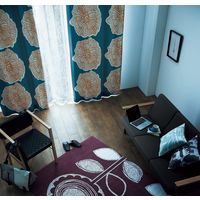 スミノエ デザインライフ セミオーダー カーテン ダイリン 2900×2400mm ダークブルー １セット(2枚入)（直送品）