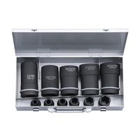 エスコ 1”DR(11個組) ホイールナット用ソケット(アウター/インナー用) EA164KV 1セット（直送品）