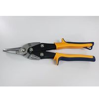 エスコ 250mm はさみ・板用(直・両曲用) EA544AE-1 1セット(3丁)（直送品）