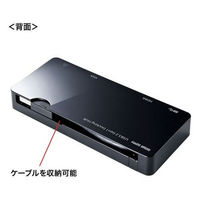 サンワサプライ USB3.2 Gen1モバイル ドッキングステーション USB-3H131BK 1個