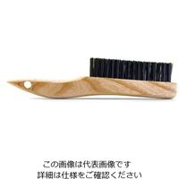 エスコ 25x250mm 柄付ブラシ(薄毛/カーボンスチール) EA109BD-22 1セット(10本)（直送品）