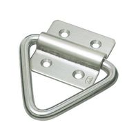 エスコ 38x38mm 三角型ハンガー(ステンレス製) EA638E-38 1セット(10個)（直送品）