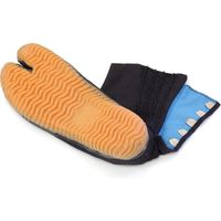 【和装小物・祭り用品】荘快堂 ロール底地下足袋 7枚コハゼ 黒 25cm 2432234006 1足（直送品）