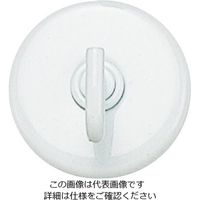 エスコ φ37mm/1.0kg フック(マグネット付/白) EA762FG-79 1セット(15個)（直送品）