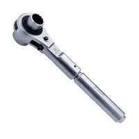 エスコ 19x24mm/245ー300mm 本管用ラチェットレンチ(伸縮) EA546Z-41 1丁（直送品）