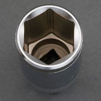 エスコ 3/8”DR/27mm センサーソケット(六角) EA618JM-227 1セット(3個)（直送品）
