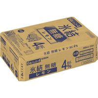 チューハイ　氷結　無糖 レモン Alc.4% 350ml　24缶