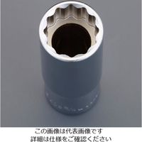 エスコ 1/2”DRx 5/16” ディープソケット(インチ/十二角) EA618KN-51 1セット(3個)（直送品）