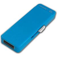 磁気研究所 USB2.0メモリースライド式 8GB ブルー HDUF127S8G2BL 1個（直送品）