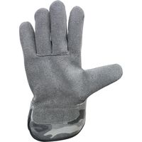 人工皮革カワテックアーミーグレー迷彩 L 5双セット AG6500（直送品）