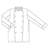 住商モンブラン コックコート長袖 白 男女兼用 MOC-1_M　1枚（直送品）