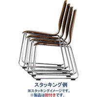 藤沢工業 TOKIO RMシリーズ リフレッシュチェア RM-L2AL-S パステルピンク 1セット（4脚入）（取寄品）