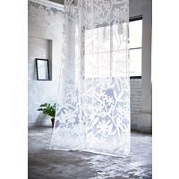 スミノエ デザインライフ セミオーダー レースカーテン クチナシボイル 2000×1390mm ホワイト １セット(2枚入)（直送品）