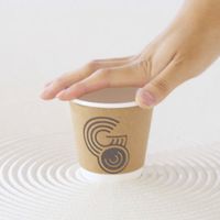 BMターゲット 90口径 断熱クラフト二重カップ 10オンス 300ml 004533017 1セット(1袋(25個)×40)（直送品）