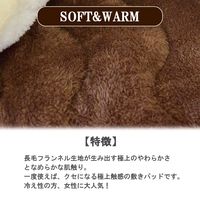 クリエイトアルファ ３枚set ぽかぽか足ポカ敷パットPI　シングルサイズ 4582243 759212-3 1set（直送品）