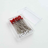 KAWAGUCHI ガラス玉 極細待針 07-152 1セット(2個)