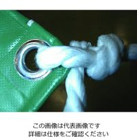 エスコ 12mm 両面ハトメ(アルミ製/100組) EA576ML-3 1セット(500組:100組×5パック)（直送品）