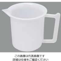 エスコ 300ml 取手付ポリビーカー EA991KV-3 1セット(15個)（直送品）