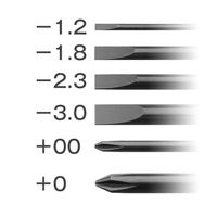 エスコ 6本組 [+ ー]ドライバー(精密用) EA552ED 1セット(10組)（直送品）