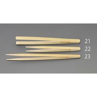 エスコ 11.4x180mm 竹製ピンセット(平) EA595GC-21 1セット(10本)（直送品）