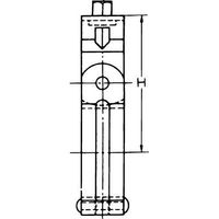 エスコ 21.7mm 鋼管用吊りバンド(ステンレス製) EA440BW-15 1セット(10個)（直送品）