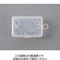 エスコ M12 [小形]平ワッシャー(三価クロメート/22枚) EA949LX-312 1セット(330枚:22枚×15パック)（直送品）