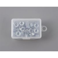 エスコ W3/16x1.6 六角ナット(ユニクロメッキ/41個) EA949LS-815 1セット(615個:41個×15パック)（直送品）