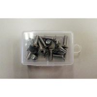 エスコ M4 x16mm 六角穴付皿頭ボルト(ステンレス/18本) EA949MD-416 1セット(180本:18本×10パック)（直送品）