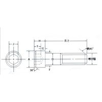 エスコ M6 x 30 [高強度・高張力]六角穴付ボルト EA949DJ-630 1セット(60個:4個×15袋)（直送品）