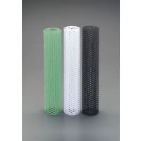 エスコ 450x1000mm/10mm目 亀甲網(鉄ビニール被覆/白) EA952AC-210 1セット(4巻)（直送品）