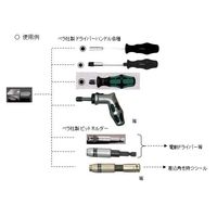 エスコ # 5x25mm [TRIーWING]ドライバービット EA611GK-5 1セット(10本)（直送品）
