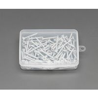 エスコ 3.8x38mm コーススレッド(鉄/ホワイト/100本) EA949FH-13 1セット(1000本:100本×10パック)（直送品）