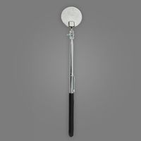 エスコ φ32/203mm 点検ミラー(ポケット型) EA724CE-2 1セット(10本)（直送品）