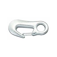 エスコ 16mm ロープ用牽引フック(スチール製) EA638CY-2 1セット(15個)（直送品）