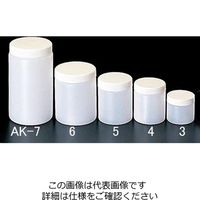 エスコ φ 90x112mm/0.50L 広口ポリ容器 EA508AK-6 1セット(20個)（直送品）