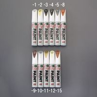 エスコ 12ml 筆付ペイント・補修用(ブラック) EA934SF-3 1セット(15本)（直送品）