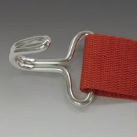 エスコ 30mm フック(スチール製/5個) EA628RT-530 1セット(75個:5個×15袋)（直送品）