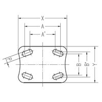 エスコ 75mm キャスター(自在金具付) EA986PT-13 1セット(10個)（直送品）