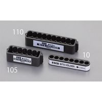 エスコ 10本用 (1/4”Hex)ビットケース EA509-110 1セット(30個)（直送品）
