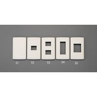 エスコ [1個用] プレート EA940CN-52 1セット(50枚)（直送品）