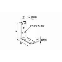 エスコ 105x105x30mm ワイドアングル(ステンレス製) EA951EE-16 1セット(10個)（直送品）