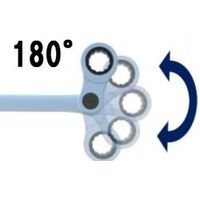 エスコ 17mm コンビネーションレンチ(マルチアングル・ラチェット式) EA614DC-17 1セット(4本)（直送品）