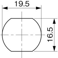 エスコ 20.0mm サイドバーロック(錠付 亜鉛ダイカスト) EA983TN-220 1セット(10個)（直送品）