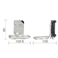 エスコ 103x105x 80mm 着脱式ツールホルダー EA925TC-17 1セット(3個)（直送品）