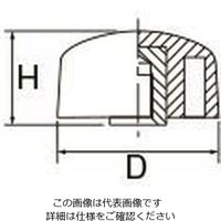 エスコ M4 雌ねじノブ EA948AC-1 1セット(20個)（直送品）