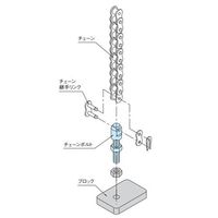 エスコ # 40/ M8x1.25 チェーンナット EA967EC-4 1セット(10個)（直送品）